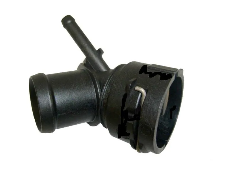 Coolant Flange , CADDY - POLO BJB AWY