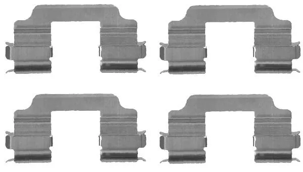 Accessory Kit, Disc Brake Pad VOLKSWAGEN SHARAN 95-10 - TRANSPORTER T4 90-03/ MERCEDES C SERISI C220 01-04 / SEAT ALHAMBRA 96-10 /