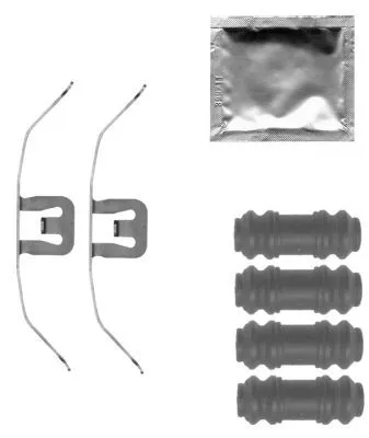 Accessory Kit, Disc Brake Pad AUDI A4-A5-A6-A7-Q5 / FORD FOCUS 09-11 / MERCEDES C SERISI W204-C204-S204 - CLS X218 - E SERISI W212-A207-C207-S212 - SLK R172