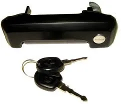 Door Handle Centre Side Sliding Outer  T4 96> (with key)