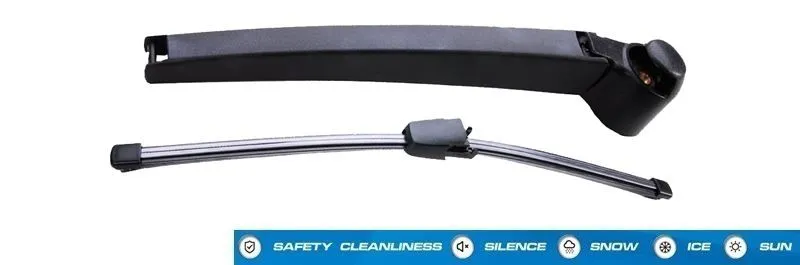 Wiper arm, rear window cleaning system, with cover, with integrated wiper GOLF VII 09><13 340 MM