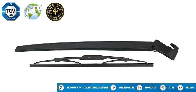 Wiper arm, rear window cleaning+COVER IBIZA (6J5) MK4 08><11/ALTEA 5P1 04><09 350MM