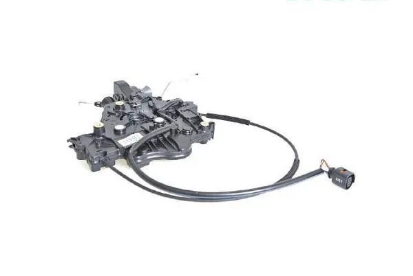 Remote contr. lock with catch hook, child safety catch and central locking system with safe locking system TRANSPORTER T6 09-19 7E0843654BT