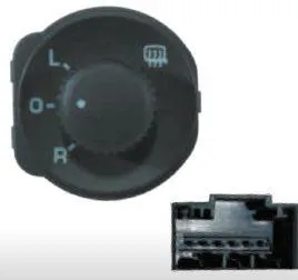 Switch, Mirror adjustment Foldable OCTAVIA 06> 6P