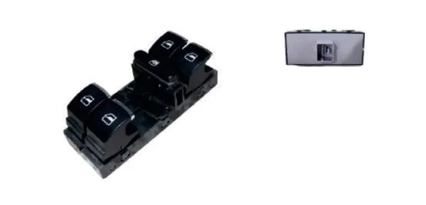 Switch, window regulator Doors: 4, Driver side, Front, Vehicle Door , GOLF VI/JETTA/LEON