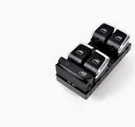 Switch, window regulator , Doors: 4, Driver side, (chrome plated) AUDI A4/A5/Q5 09><16