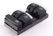 Switch, window regulator , Doors: 4, Driver side, Long (chrome plated) A-3/A-6 LEFT 05><11