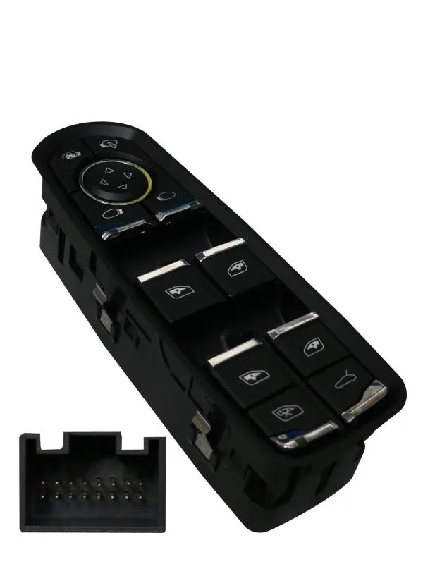 Switch, window regulator , Driver side PORSCHE CAYENNE/CAYMAN/MACAN/PANAMERA 10>