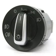 Switch, Headlight (chrome plated) ( AUTOMATIC ) (FRONT/REAR FOG) GOLF R/PASSAT B6