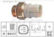 Temperature switch, Radiator fan 87°C 77°C 92°C 82°C T4/TDI/1,9/2,4D/2,5/ABL AAB-AJA-ACV/95>03(7.5651