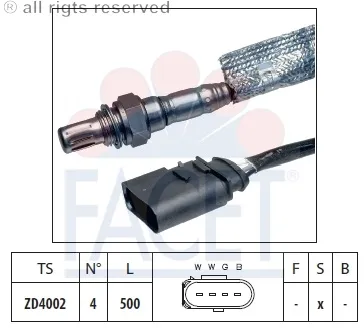 Lambda sensor GOLF IV BORA 1,6 AEH-AKL (10.7171