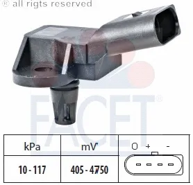 Air pressure sensor, Height adaptation GOLF V/JETTA/PASSAT A3/1,4/1,6-FSI-TSI BGU-BSE-BSF-BAG-BLF-BLP-CAXA(10 3157)