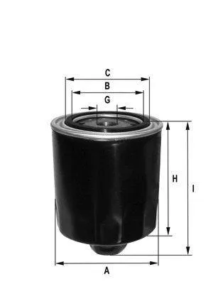 Oil filter TRANSPORTER T4  96- (OC105) 074115561