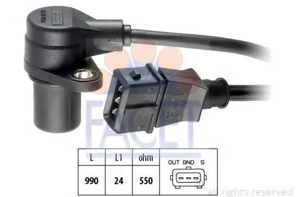 Sensor, Crankshaft pulse, VECTRA A 1.8S/2.0I OMEGA A1.8S-2.0I