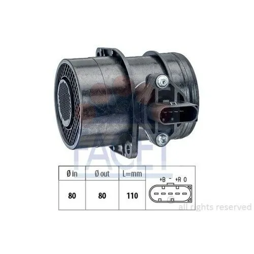 Air mass sensor LT 28-35 II/TRANSPORTER T4 AGX/AHD/ANJ/ACV 96>