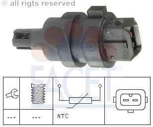 Sender Unit, intake air temperature GOLF III - LT 28-35 II - 2,0/2,5 - GTI-SDI-16V - ABF-AGX - 96>