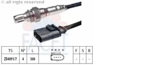 Lambda sensor AFTER CATALYTIC CONVERTER - JETTA -IBIZA V - LEON - FABIA - ROOMSTER -YETI -
