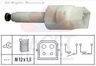 Brake light switch 4poles PASSAT - AUDI - 20V-TDI - 1.6/1.8/1.8T/1.9 - AHL-ALZ-ADR-APU-AEB-AWT-AFN-AV