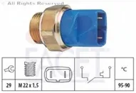 Temperature switch, Radiator fan 2poles 95°C - 90°C - PASSAT - AUDI A4 - TDI - 1.6/1.8/1.8T/1.9 - ADP-AHL-ALZ-ADRAEB-A