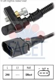 Sensor, crankshaft pulse GOLF V - JETTA V - PASSAT VI - TOURAN - OCTAVIA II - AUDI - 1,4/1,6 - FSI - BA