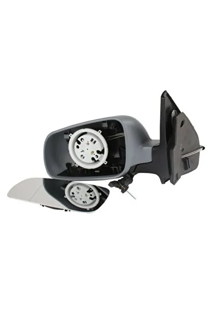 Outside Mirror , Left, Primed, Mechanical, Aspherical, Large mirror housing 170MM , With Blind Spot GOLF IV 97>03