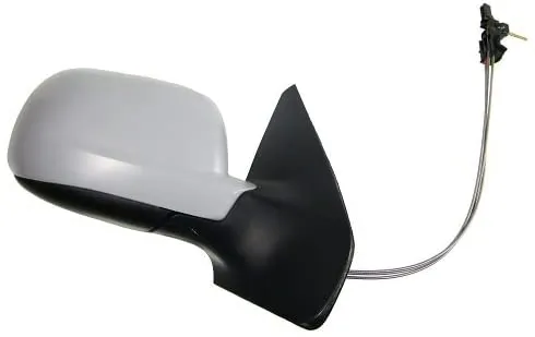 Outside Mirror , Right, Black, Mechanical, Small mirror housing 130MM GOLF IV 97>03