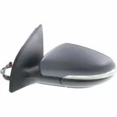 Outside Mirror , Left, Primed, Aspherical, for electric mirror adjustment, Heatable With Blind Spot GOLF VI 09>12