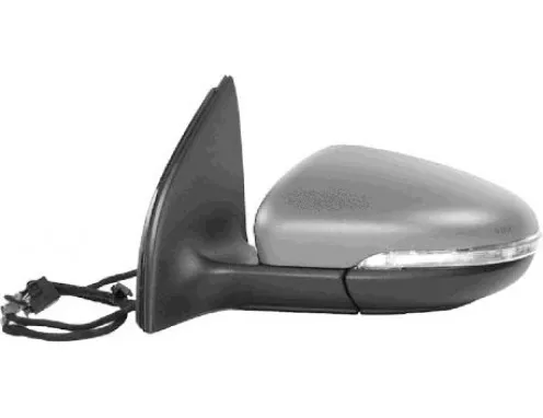 Outside Mirror , Right, Primed, Aspherical, for electric mirror adjustment, Heatable With Blind Spot GOLF VI 09>12