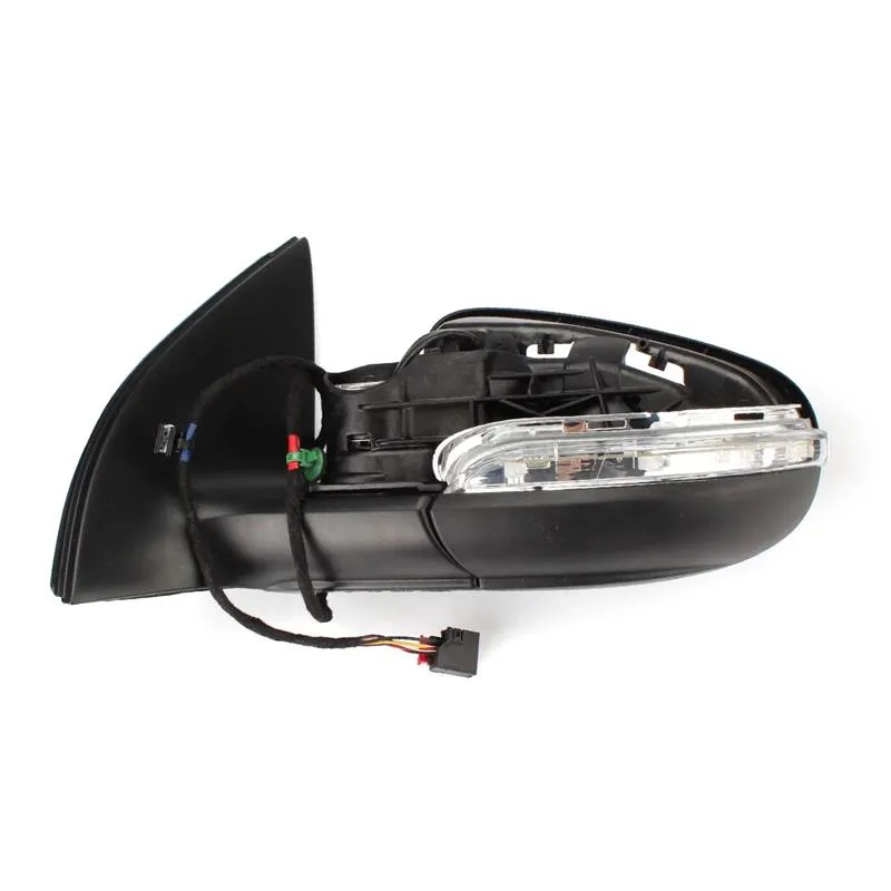 Outside Mirror , Left, Primed, Electric, Aspherical,  Heated , ILLUMINATED  , With Blind Spot , GOLF VI 09>12