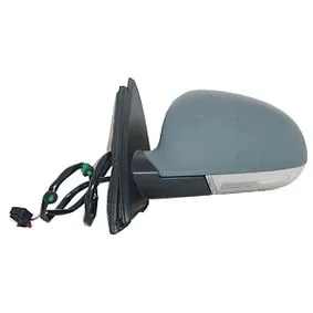Outside Mirror , Left, Primed, Electric, Aspherical, Electronically foldable, Heated, with memory , With Blind Spot - PASSAT 05>10