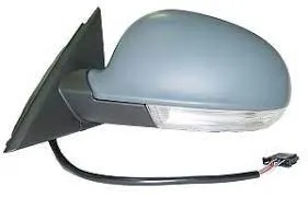 Outside Mirror , Left , Primed, Aspherical, for electric mirror adjustment, Heatable , With Blind Spot PASSAT 05>10