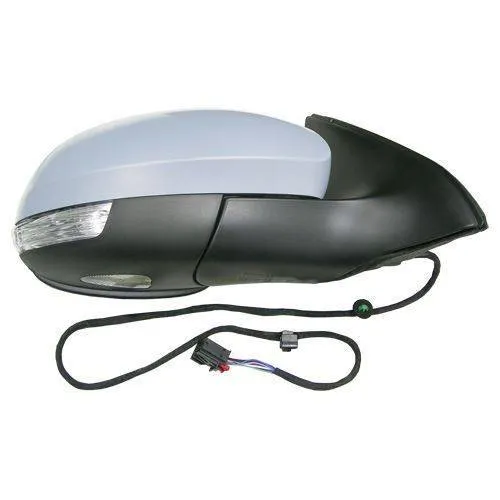 Outside Mirror , Right, Primed, Electric, Convex, Electronically foldable, Heated - TIGUAN 09>15