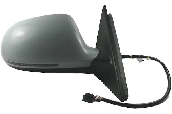Outside Mirror , Right, Primed, Electric, Electronically foldable, Heatable, Internal Adjustment, With Blind Spot , with memory  A4 07>10