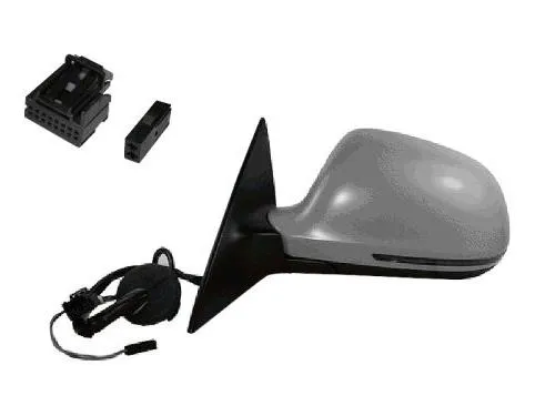 Outside Mirror , Left, Electric, Aspherical, Electronically foldable, Heated, with memory , With Blind Spot A6 08>10