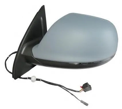 Outside Mirror , Right, Electric, Aspherical, Electronically foldable, Heated, with memory , ILLUMINATED 15PIN Q7 07>15