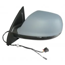 Outside Mirror , Left, Electric, Aspherical, Electronically foldable, Heated, with memory , ILLUMINATED 15PIN Q7 07>15