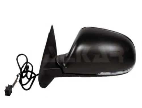 Outside Mirror , Left, Electric, Aspherical, Electronically foldable, Heated , With Blind Spot , ILLUMINATED OCTAVIA 08>12