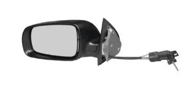 Outside Mirror , Left, Aspherical, Control: cable, Large mirror housing , With Blind Spot FABIA 97>04