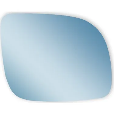 Mirror Glass, outside mirror , Small type , Blue , left A3 A4 A6 A8 95>00
