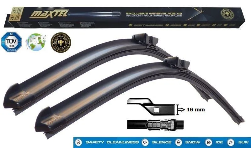 wiper blades 600+450 Mm Golf 7/A3 12> 5G1955425B