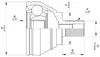 Joint Kit, drive shaft , outer axle, CADDYIII-GOLF V 36X27X59.5(304329) - Thumbnail 1
