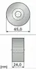Tensioner pulley, V-Ribbed belt, (single holder) GOLF V/PASSAT/POLO 14> 1.6 TDI/2.0 TDI (56370) CLHA/CLUB 65 MMX24MM - Thumbnail 2