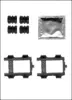 Accessory Kit, Disc Brake Pad VW LT35/MERCEDES SPRINTER 95-06 - Thumbnail 1
