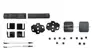 Sliding Window Repair Kit Volkswagen Caddy 03- 2K0847773 - Thumbnail 1