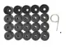 Cap, Wheel nut (20 PCS ) (Black) GOLF V / PASSAT 05> - Thumbnail 1