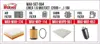 Filter Set LİNEA 1.6 MULTİJET 2009- (Air+Oil+Cabin+Fuel) - Thumbnail 1